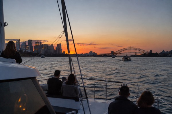 Sunset Catamaran Cruise, 1 Hour, Sydney Harbour