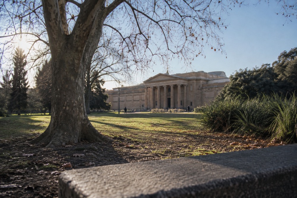 The Art Gallery of New South Wales building seen across parkland